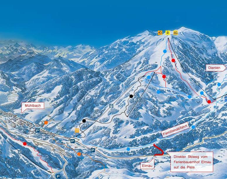 הוילה Mühlbach am Hochkönig Ferienbauernhof Elmaugut מראה חיצוני תמונה