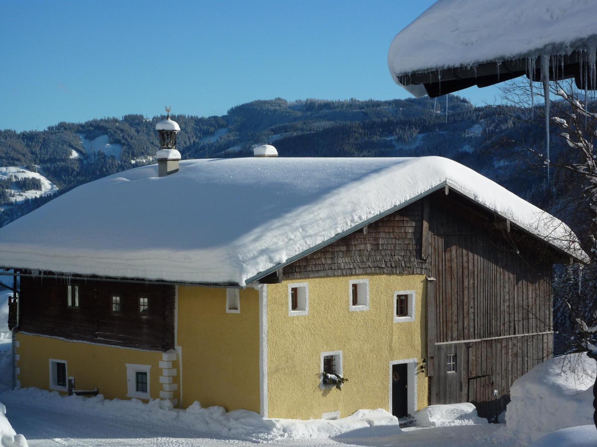 הוילה Mühlbach am Hochkönig Ferienbauernhof Elmaugut מראה חיצוני תמונה