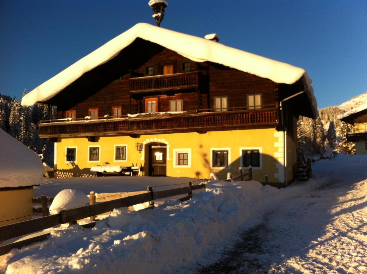 הוילה Mühlbach am Hochkönig Ferienbauernhof Elmaugut מראה חיצוני תמונה